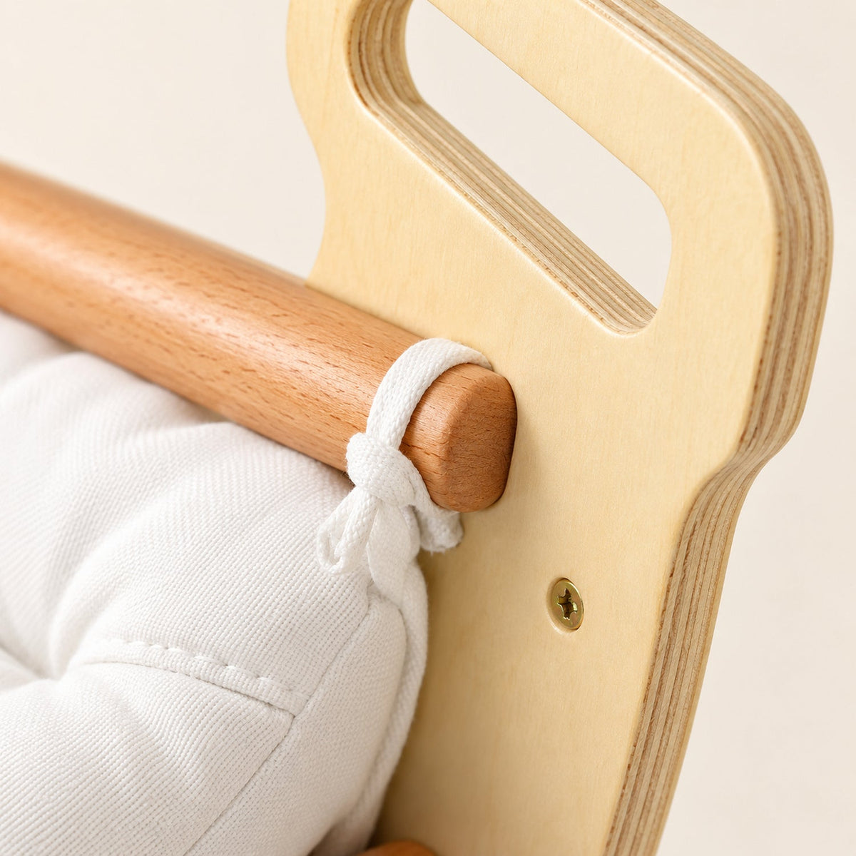 Arche d'escalade et bascule 2-en-1 en bois — dès 6 mois