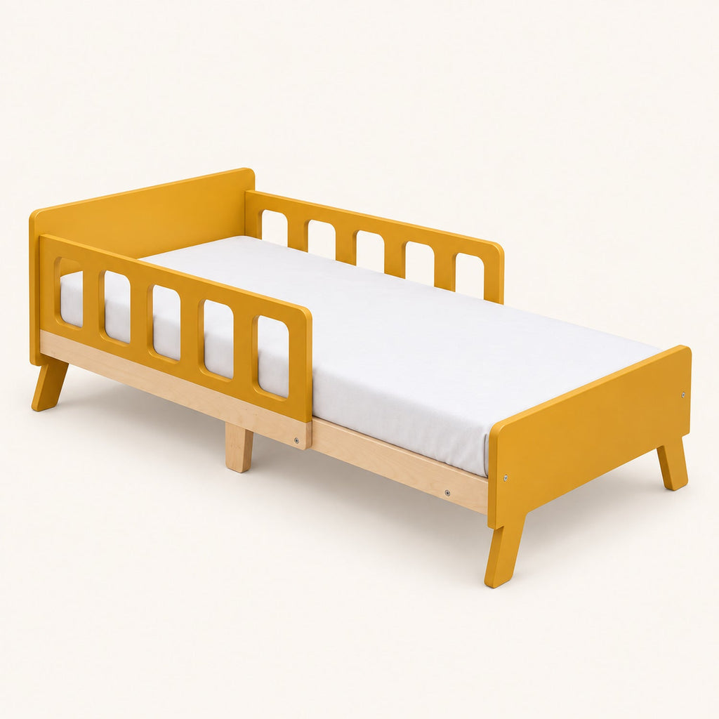 Lit Montessori évolutif 2-en-1 — lit et canapé, matelas inclus