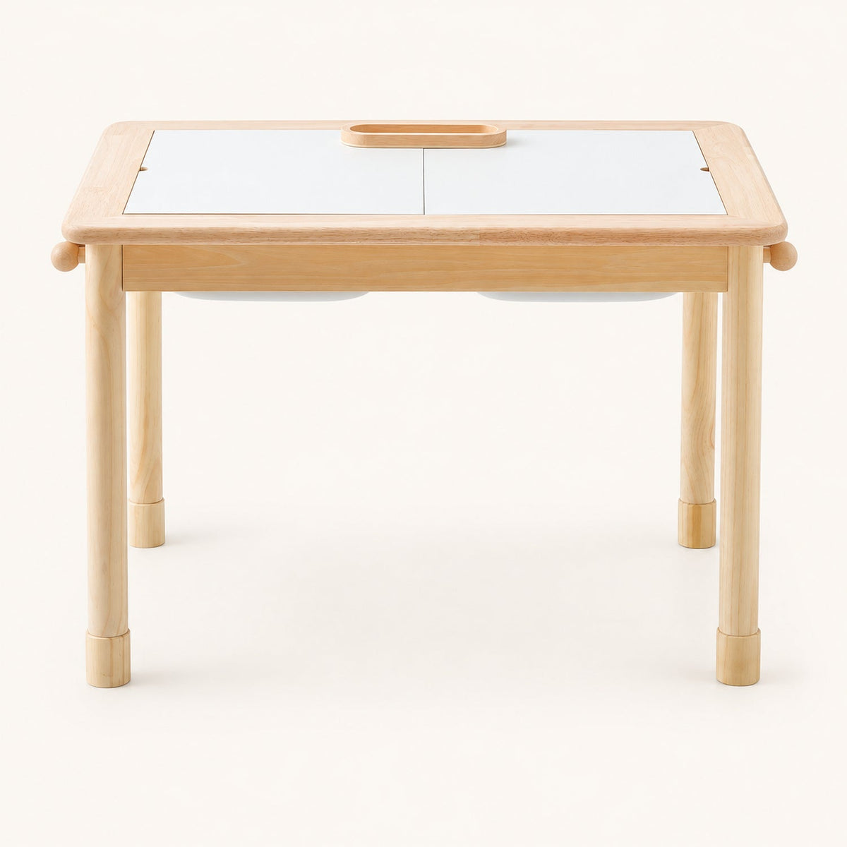 Table sensorielle réglable — eau, sable et semoule