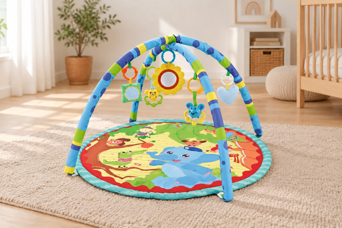 Tapis de jeu épais réversible 180 x 200 cm