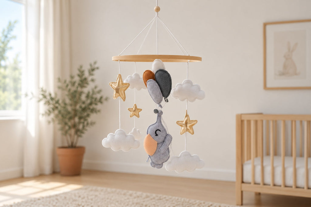 Lot de 3 mobiles Montessori — Munari, octaèdres et Gobbi