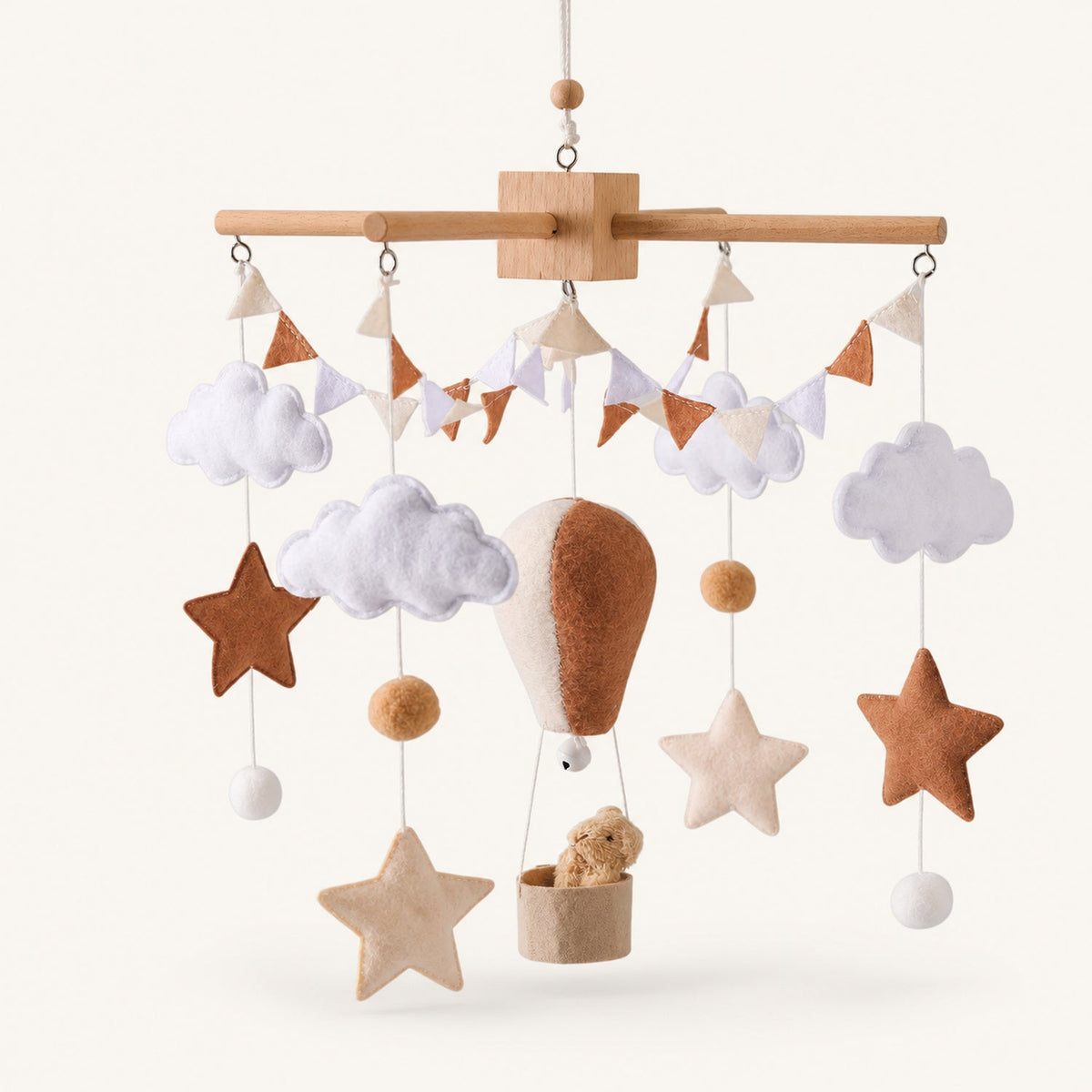 Lot de 3 mobiles Montessori — Munari, octaèdres et Gobbi