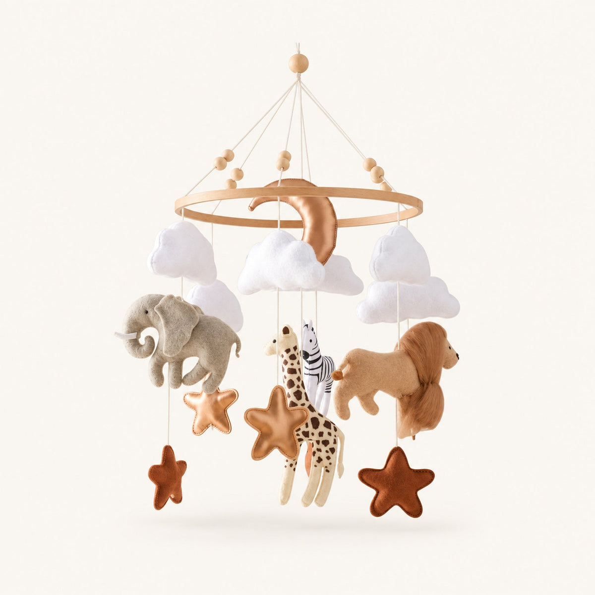 Lot de 3 mobiles Montessori — Munari, octaèdres et Gobbi